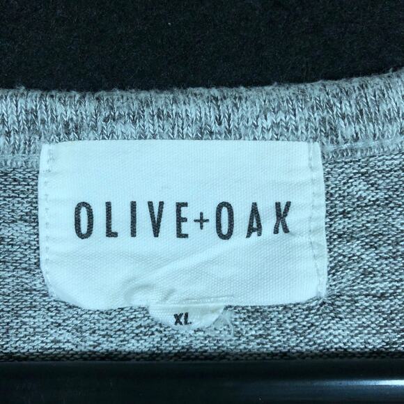 Olive & Oak Womens Sweater Gray Soft V Neck Pullover Long Sleeve XLarge - Picture 6 of 12